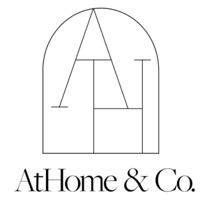 at home and company logo